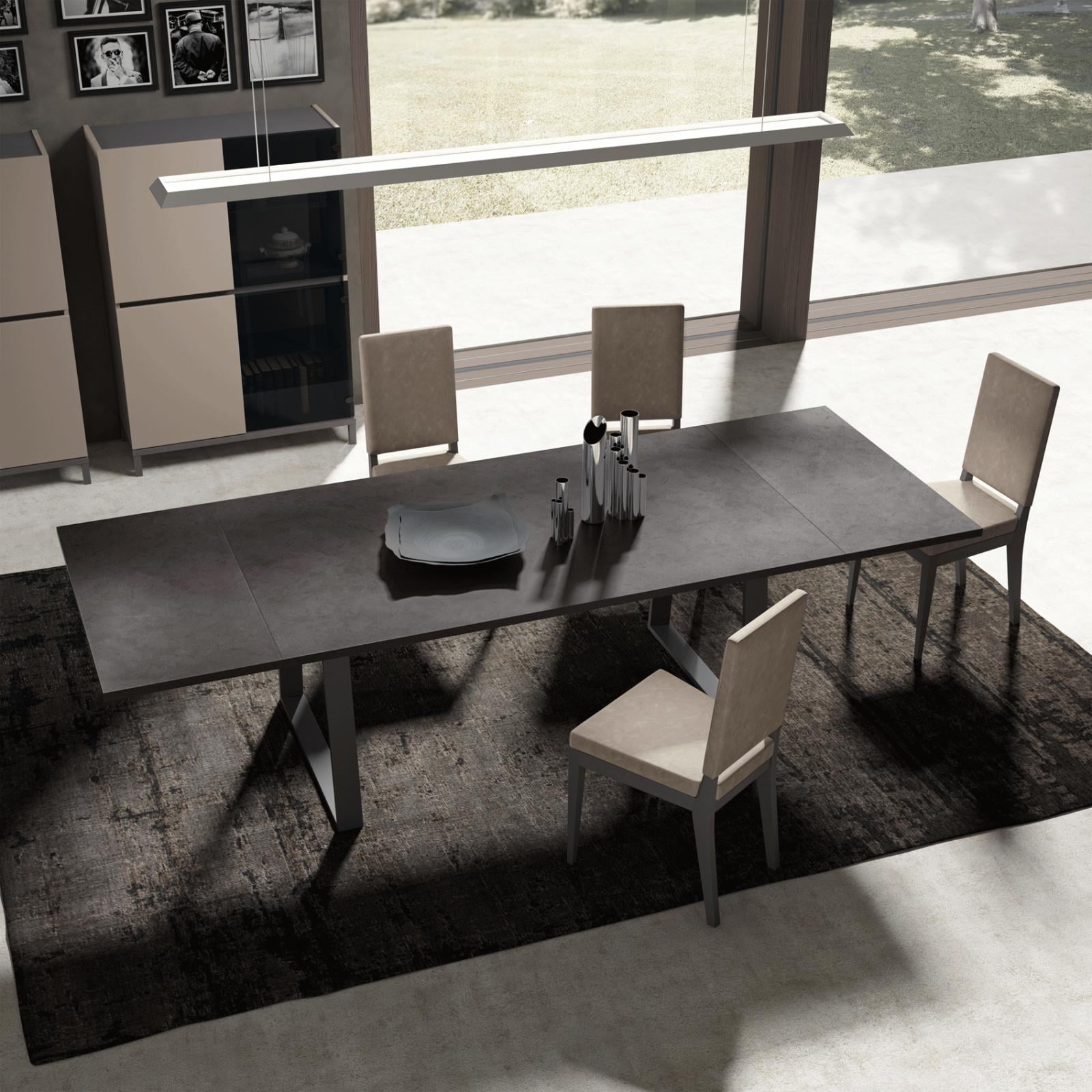 Contemporary Formal Dining Table Set 5, Modern Formal Dining Room Chairs