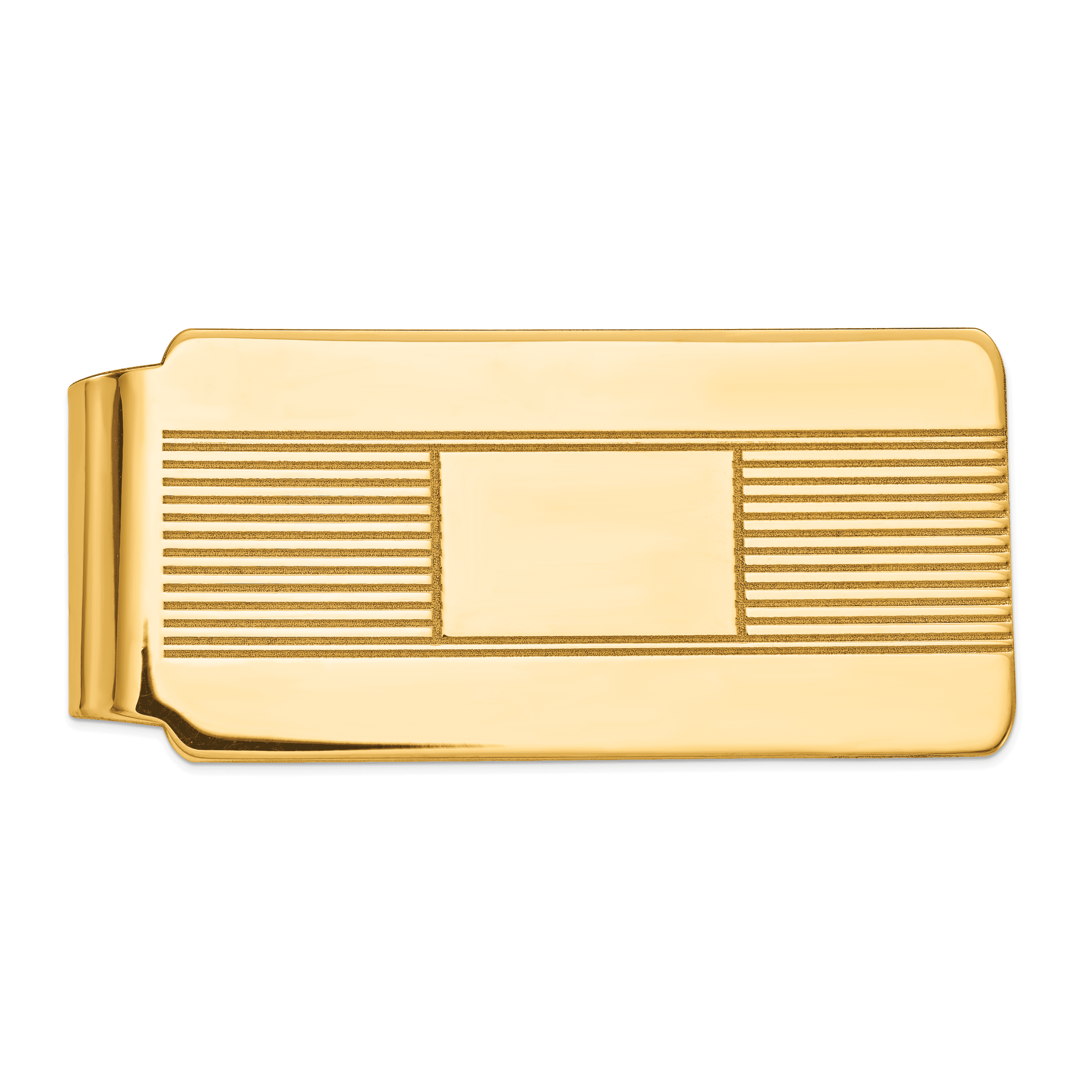 14K Yellow Gold Money Clip - Walmart.com