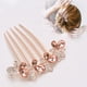 thumbnail image 2 of Cepillo para el cabello para mujeres, tocado de moda con pinza para el cabello con forma de mariposa de diamantes de imitación, accesorios para el cabello para mujeres, cabeza en forma de mo, 2 of 5