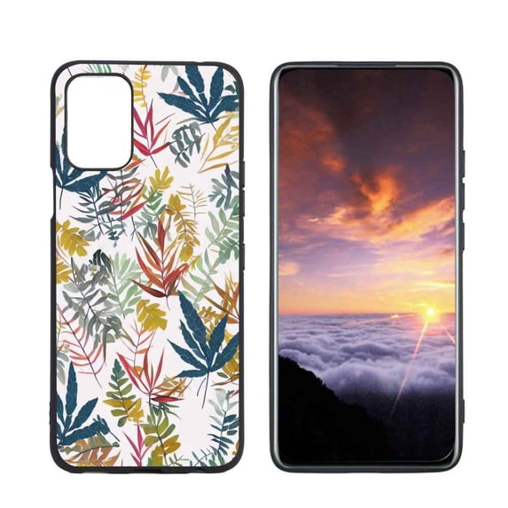 Leaves Phone Case, Degined for LG K42 Case Men Women, Flexible Silicone Shockproof Case for LG K42