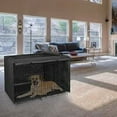 thumbnail image 3 of Jaula para perros de interior con funda protectora resistente, jaula multifuncional a prueba de luz, material de tela Oxford 420D (sin jaula para perros) (95 × 61 × 61 cm), 3 of 4