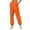 Orange, variant on felwors Cargo Joggers for Women - High Waisted Baggy Sweatpants with Pockets Light Blue, XL