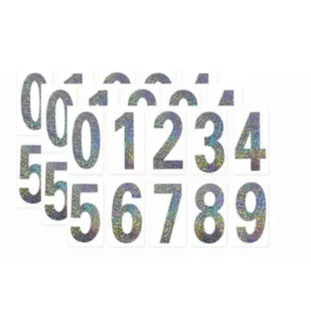 Invisible Digital Reflective License Plate Stickers Enhanced Visibility