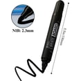 thumbnail image 4 of Dry Erase Markers Fine Tip Black Whiteboard Markers 24 Pack, Low Odor Black white board Pens for Kids, Perfect for Classroom School Office Home Use on Whiteboard Plastic Glass Metal, 4 of 6
