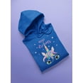 thumbnail image 3 of Beautiful Unicorn Eyes Hoodie Women -Image by Shutterstock, Female x-Large, 3 of 4