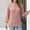 Pink, variant on Sweatshirt For Women Sevevn Women Casual Long Sleeve V Neck Sweatshirts Cute Loose Fit Lightweight Pullover Tops