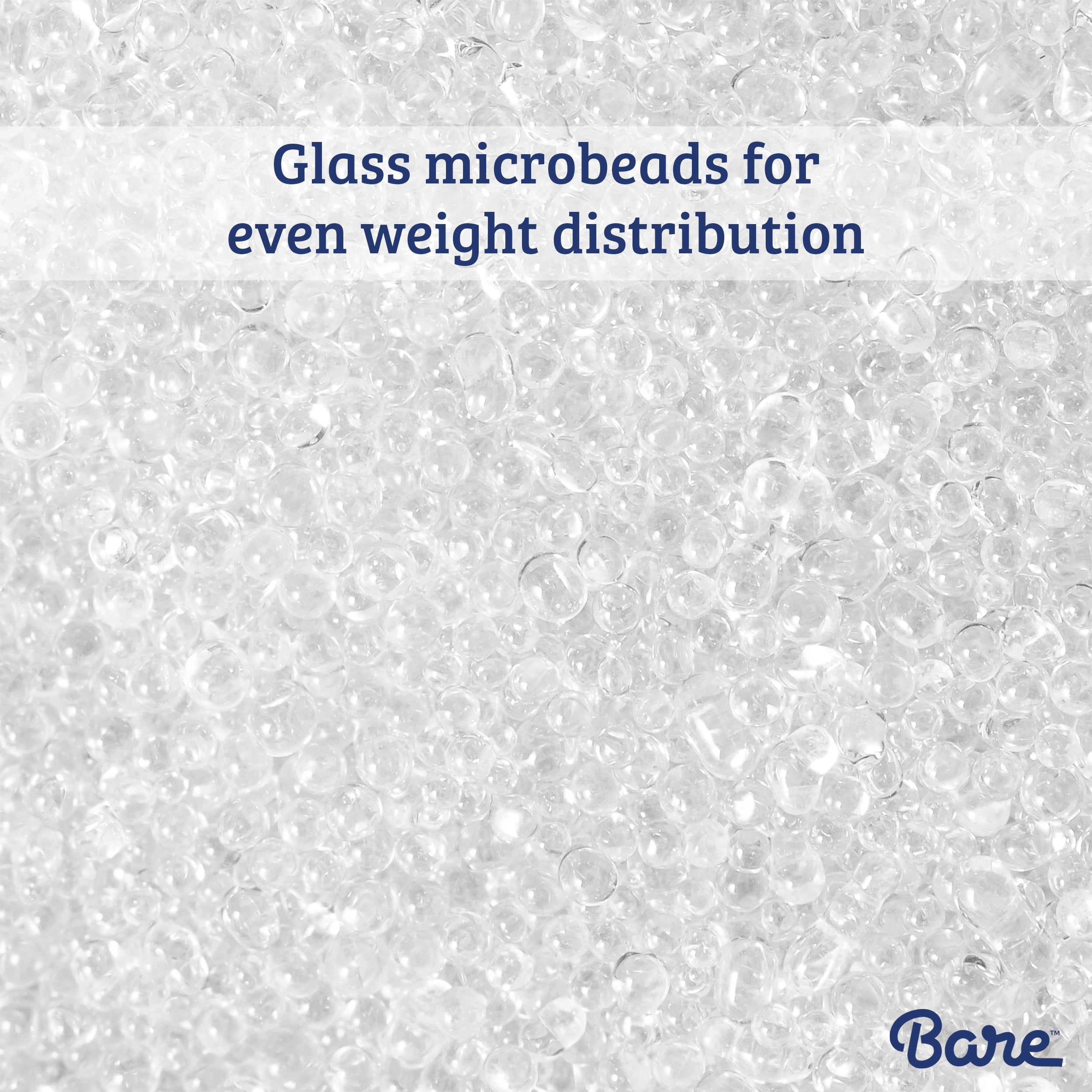 Bare Home 15lbWeighted Blanket, 48"x72", Light Gray