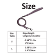 thumbnail image 3 of Dog Leash Adjustable Slip Dog Leash One-piece Adjustable Dog Training Leash No Pull Training Leashes Pet Leash for Small, Medium, and Large Dogs, 3 of 3