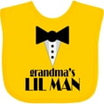 thumbnail image 3 of Inktastic Grandma's Lil Man Boys Baby Bib, 3 of 4