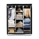 thumbnail image 1 of Closet Organizador Ropero Rack Armable Idea Nuova Negro, 1 of 5