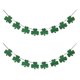 thumbnail image 2 of Festive Shamrock Flag Decor For Patrick's Day Celebrations Interior Decoration Green 2Pcs, 2 of 3
