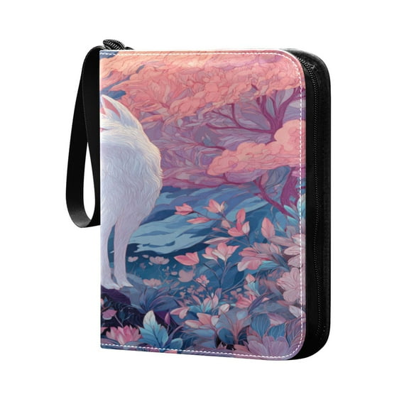 4 Pocket Card Binder with 50-page sleeve can hold 400 game cards Nine Tails Fox