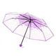 thumbnail image 2 of Paraguas Tri Fold Transparente, Estampado Cereza, Protección Sol Lluvia, para Mujer, Compras Playa, 2 of 6
