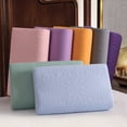 thumbnail image 4 of Zhuge 2Pcs Latex pillowcase Customized, exclusive patterned pillowcase to create your own private sleeping space 11.81x19.69inch(green）, 4 of 5