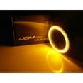 thumbnail image 3 of One Pair Amber Yellow 40-SMD LED Halo Ring Angel Eyes Shrouds for Fog Light Customization or Light Retrofit DIY Use, 3 of 7