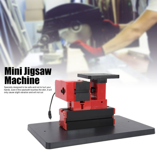 Mini Jigsaw Machine Multiple Protection Safe Mini Table Saw Stable For Sawing Hardwood Three Ply Board
