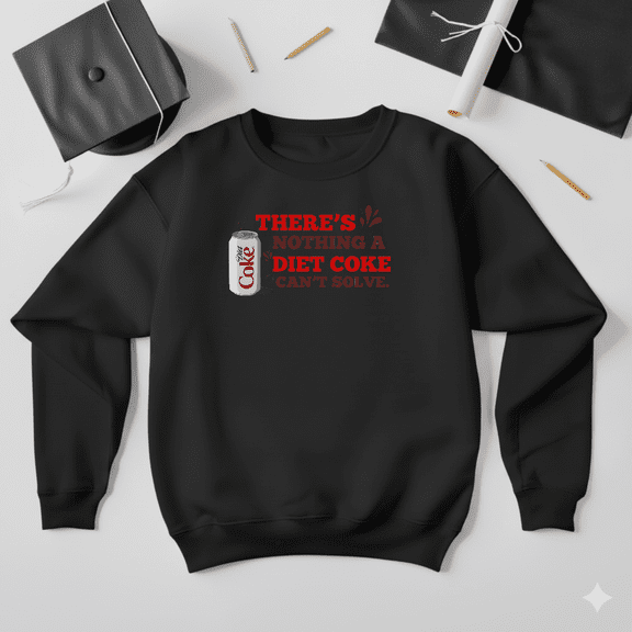 Diet Coke Funny Soda Pop Quote Beverage Lover Retro Graphic Sweatshirt V50066, up to size 5XL