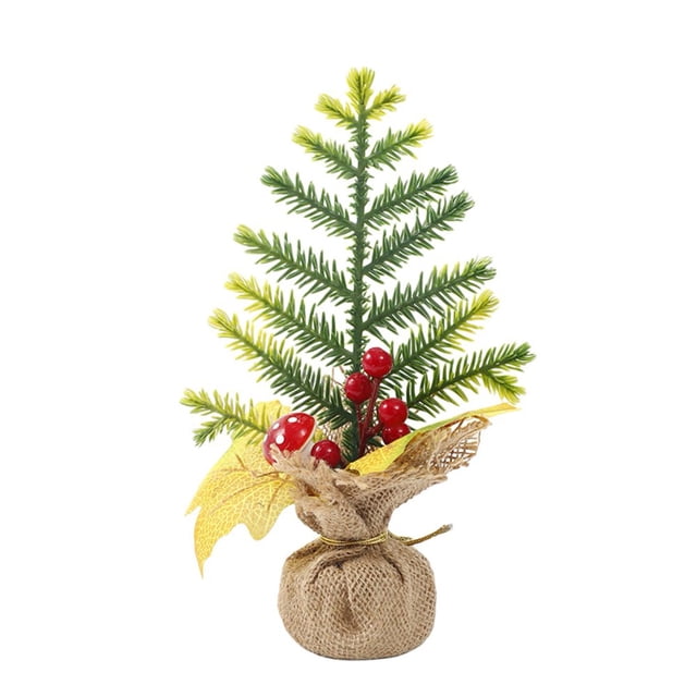 MesaSe Christmas Tree Ornament Attractive Multi-purpose Vivid 3 Styles Everlasting Fake Christmas Tree Model for Party