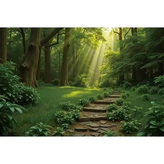 Spring Forest Photo Backdrop Natural Gard Park Mountain Background Home rations Gre Photography Studio Supplies