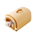 thumbnail image 4 of Lit d'Hiver pour Petits Chats et Chiens, Design Mignon de Dessin Animé, Poignée Pratique, Lavable en Machine, Intérieur, 4 of 6