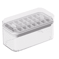 thumbnail image 1 of Ice Cube Ice Cube Mold Ice Storage Ice Box - Ice Cube 24 Rejillas (Transparent White PP + Silicone) Adepaton CPB-US-CJZ120-1, 1 of 5