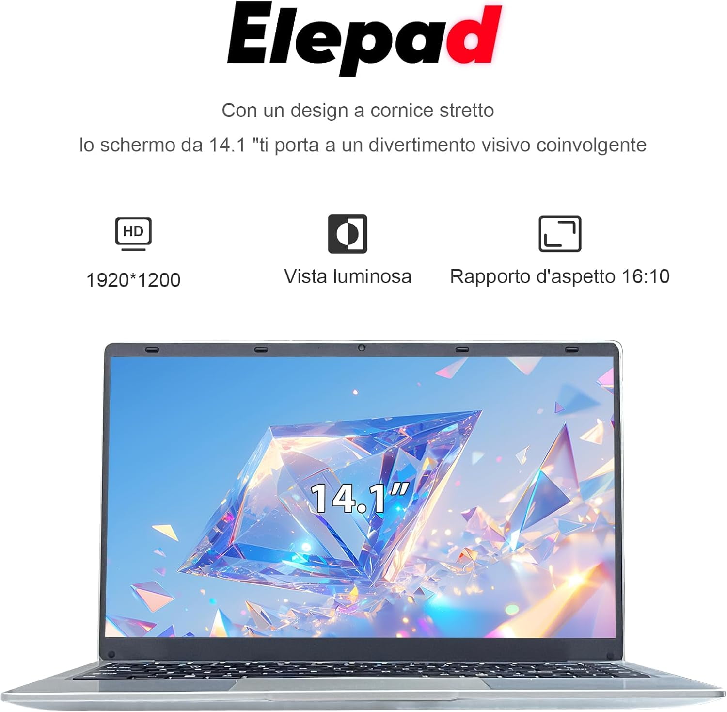 Windows 11 Laptop Computer 14.1 Inch Laptop Notebook PC Portable Traditional Laptop with 4GB DDR4 256GB SSD 2.4/5G WiFi BT4.0 HDMI USB 3.0, Large Battery Capacity