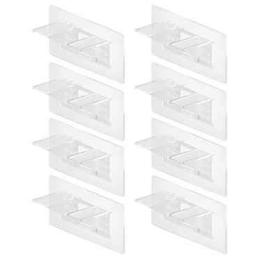 8 Pcs Floating Shelf Bracket Corner Cabinet Tiered Shelves