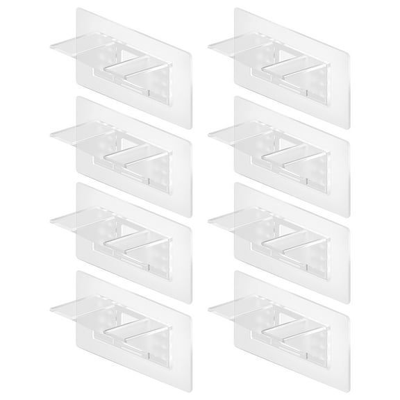 8 Pcs Floating Shelf Bracket Corner Cabinet Tiered Shelves