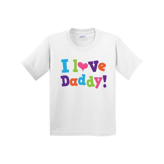 Inktastic I Love Daddy Girls Youth T-Shirt