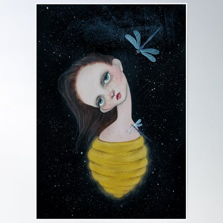 Nestling In The Void Poster Wall Art, Modern Wall Decor, 8x12 UNFRAMED