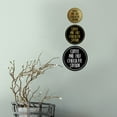 thumbnail image 2 of Signs ByLITA Circle Coffee And Hot Chocolate Station Sign (Black Gold) - Medium, 2 of 6