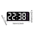 thumbnail image 2 of Tong Big Digital Clock With Large Display And Easy Read LED For Home Bedroom Timer Wall Timepiece, 2 of 5