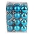thumbnail image 2 of RBCKVXZ 24Pcs Christmas Tree Balls Ornaments for Xmas Christmas Tree 30mm/1.18" Shatterproof Christmas Decorations Hanging Bulbs for Holiday Wedding Party Christmas Gifts on Clearance, 2 of 6