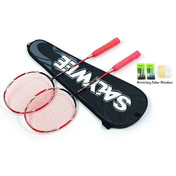 SALYWEE DARKNESS 4U Full Carbon Fiber Badminton Racket with Free Bag, Lightweight, Balanced Offense-Defense