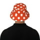 thumbnail image 5 of Balery Orange And White Polka Dot1 Sombreros para el sol para hombre y mujer, sombrero de pescador con UPF 50+, 5 of 6