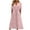 Womens Dresses-Pink, variant on Homenesgenics Womens Dresses Short Sleeve Plus Size Spring Summer 2025 Fashion Women Holidays Party Casual V-Neck Button Long Dress/Pink