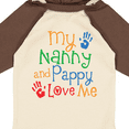 thumbnail image 4 of Inktastic Nanny and Pappy Love Me Boys or Girls Long Sleeve Baby Bodysuit, 4 of 5