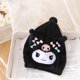 thumbnail image 4 of Kuromi-capa de la serie Sanrio, manta de Siesta, chal, edredón con capucha, aro de pelo de bolsillo con bandas cálidas, gorra de pelo seco, regalo de Navidad, 4 of 4