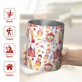 thumbnail image 5 of 12oz Coffee Tumblers Colorful Princess Castle Carriage Pattern Stainless Steel Vacuum Insulated Travel Tumbler Coffee Cups Mug with Lid and Straw with Cleaning Brush for Cold & Hot Drinks, 5 of 5