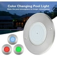 thumbnail image 6 of Fichiouy Waterproof Stainless Steel Pool Lights Color-Change LED Lights Without Remote, 6 of 9