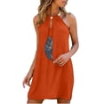 thumbnail image 2 of Vestido de mujer estampado elegante casual sin mangas vestido de chaleco OAVQHLG3B Store  lin121212, 2 of 4