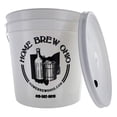 thumbnail image 1 of Fastrack 2 Gallon Plastic Fermenter w/drilled lid, White, COMINHKPR54270, 1 of 3