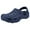 Navy Blue, variant on Litfun Unisex Garden Clogs Shoes with Arch Support Soft Slip-on Sandals for Women and Men, Black