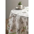 thumbnail image 2 of Maison d' Hermine Christmas Dew 100% CottonTablecloth for Kitchen Dining Tabletop Decoration Parties Weddings (Round, 63 Inch Diameter), 2 of 3