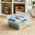 thumbnail image 3 of 6 PACK - EZY STORAGE WATERPROOF 4.7Gal/19Qt/18L STORAGE BOX IP67, 3 of 13