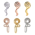 thumbnail image 1 of De Aros Falsos Para La Nariz Para Mujer, Aros Para La Nariz, Aro Para La Nariz Con Personalidad Para Mujer, Clip Simple Sin Agujeros, Aro Para La Nariz En Forma De U 6 Uds Eigraketly AP005779-00, 1 of 6