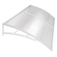thumbnail image 1 of Yescom Auvent Extérieur 80"x40 Pouces pour Patio, Fenêtre, Porte, Housse de Toit, Protection UV, Feuille Ajourée, 1 of 10