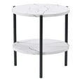 thumbnail image 1 of CorLiving Ayla Marbled Finish Engineered Wood Two Tiered Indoor End Table, 1 of 7