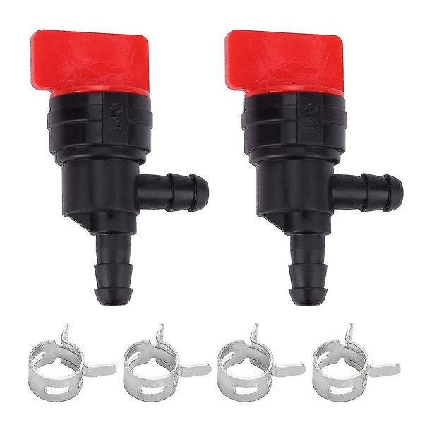 Válvula de cierre de combustible de 90 grados, 1/4 pulgadas, 2 uds., para Briggs & Stratton