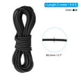 thumbnail image 2 of Archery D Loop Rope 10 FT, 2 Pack Bow String Release Nock Wire Nocking Loop Ring, Black Turquoise, 2 of 6